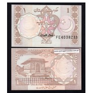 Paquistão - Nota de 1 Rupee 1983 (Não Circulada)