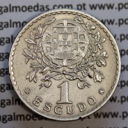 1 Escudo 1929 Alpaca, 1$00 1929 alpaca Republica Portuguesa, (MBC+), World Coins Portugal KM 578