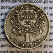 1 Escudo 1939 Alpaca, 1$00 1939 alpaca Republica Portuguesa, (MBC), World Coins Portugal  KM 578