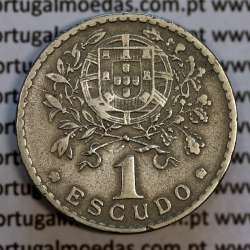 1 Escudo 1930 Alpaca, 1$00 1930 alpaca da Republica Portuguesa, (MBC), World Coins Portugal KM 578