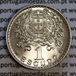 Portugal, coin of 1 Escudo 1957 Alpaca of the Portuguese Republic, (UNC), World Coins Portugal KM 578
