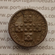 MOEDA DE DEZ CENTAVOS (X CENTAVOS) BRONZE 1944 MBC+/BELA