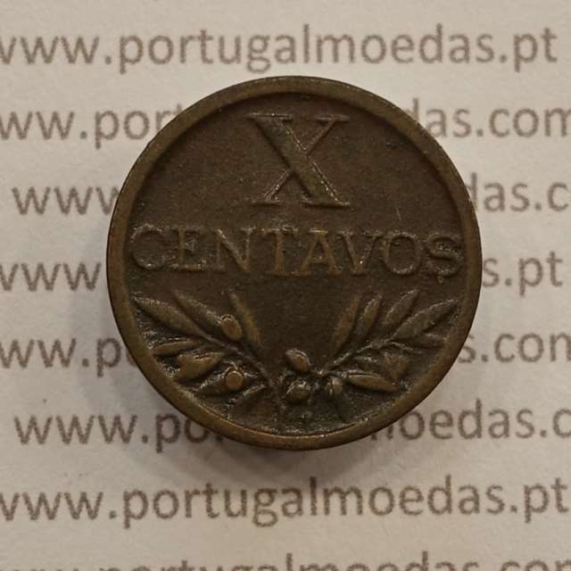 MOEDA DE DEZ CENTAVOS (X CENTAVOS) BRONZE 1944 MBC