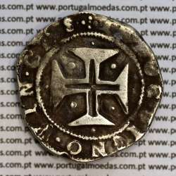 Half Crusader D. João IV (1640-1656),silver, crown of pearly arches, Legend ✣IOANNES IIII DG REX PORTVGALI /✣IN HOC.SIGNO.VINCES