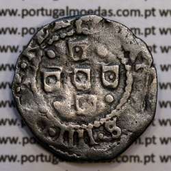 Meio Tostão prata D. João IV 1640-1656, não classificada A. Gomes, Legenda: •IOANNES•IIII•DG•REX / •IN HOC SIGNO VINCES