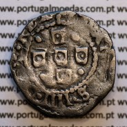 Meio Tostão prata D. João IV 1640-1656, não classificada A. Gomes, Legenda: •IOANNES•IIII•DG•REX / •IN HOC SIGNO VINCES