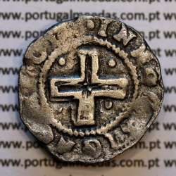 Meio Tostão prata D. João IV 1640-1656, não classificada A. Gomes, Legenda: •IOANNES•IIII•DG•REX / •IN HOC SIGNO VINCES