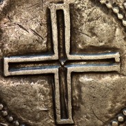 Tostão prata D. João IV 1640‑1656 – Reverso (variação de brilho 2) – Ref. MQ.4D.AG.J4.74.05.A1