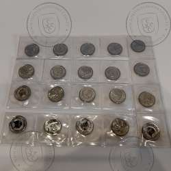 Andorra lote 20 moedas de 1 Centim 1999 Alumínio, FAO, (Soberbas), World Coins Andorra KM 171