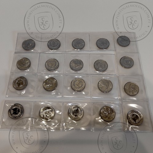 Andorra lote 20 moedas de 1 Centim 1999 Alumínio, FAO, (Soberbas), World Coins Andorra KM 171