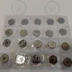 Andorra lot of 20 coins of 1 Cent 1999 Aluminum, FAO, (Superb), World Coins Andorra KM 171