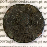 Augustus e Agripa, Asse bronze, Nemausus, 20 a.C. a 10 d.C., Legenda: IMP DIVI F / COL NEM, RIC 156, RPC 523, Sear 1729, Cohen 7