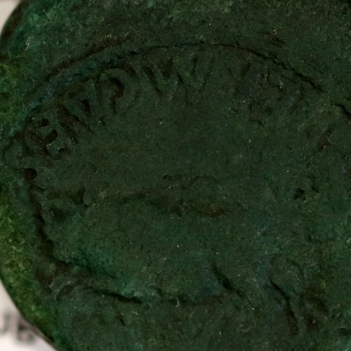 Rare roman coin of Augustus, AE As of Emerita Augusta, Legend: EMERITA AVGVSTA / PERMI CAES AVG, RPC 6 var., Burgos 1007 var.