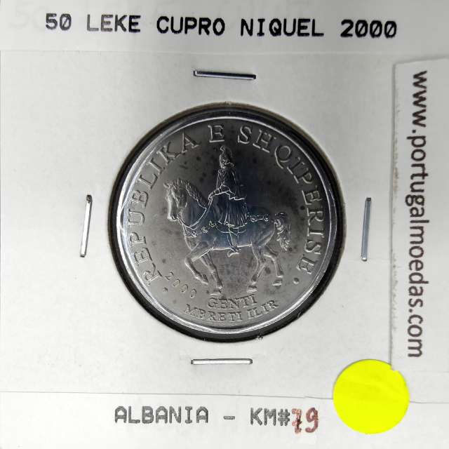 coin 50 Leke 2000 Copper-nickel of the Albania, World Coins Albania KM 79