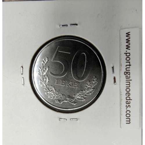 coin 50 Leke 2000 Copper-nickel of the Albania, World Coins Albania KM 79