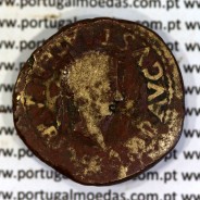 Augustus, Asse Æ, Calagurris, 27a.C. 14d.C, Legenda: IMP AVGVST PATER PATRIAE / M. CA. I. L. VALENTINO L. NOVO II. VIR, RPC 445
