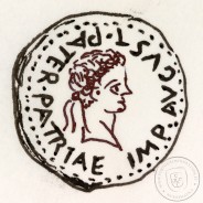 Roman Coin of Augustus, AE As of Calagurris, Duovirs L. Valentinus and L. Novus, RPC 445, Burgos 418, NG Cop 583, Paris 355