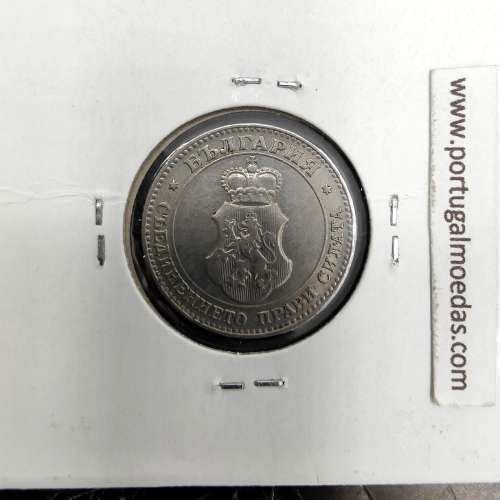 Bulgária 20 Stotinki 1912 Cupro-Níquel, World Coins Bulgaria KM 26