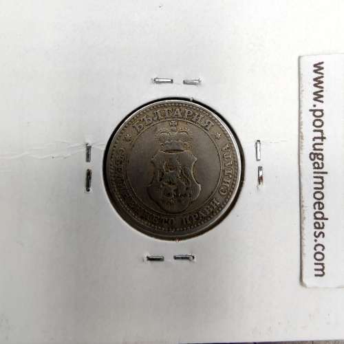Bulgária 10 Stotinki 1906 Cupro-níquel, World Coins Bulgária KM 25