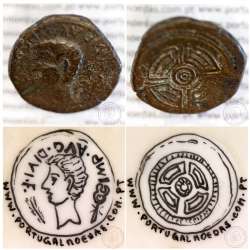 Augustus, Asse Æ, LVCO AVGVSTI, 27a.C. 14d.C, Guerra Cantábrica, Astúrias 12 a.C., Legenda: IMP.AVG.DIVI.F, RPC 4, Burgos 1705