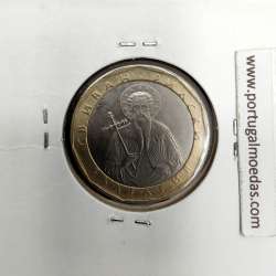 Bulgária 1 Lev 2002 Bimetálica, World Coins Bulgaria KM 254