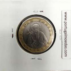 Bulgária 1 Lev 2002 Bimetálica, World Coins Bulgaria KM 254