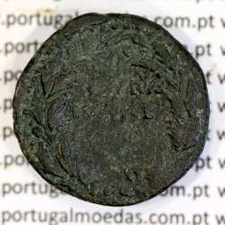 Augustus, Moeda Asse Bronze, 12 a.C., PERM CAES AVG PM / LIBERAL IVLIAE EBOR, (Legenda 3 linhas RARA), Burgos 902, Gomes 01.02
