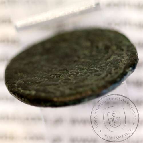 Roman coin of Augustus, AE As of Ebora, Portugal, PERM CAES AVG P M / LIBERAL IVLIAE EBOR, very rare, Burgos 902, Gomes 01.02