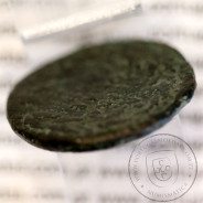 Roman coin of Augustus, AE As of Ebora, Portugal, PERM CAES AVG P M / LIBERAL IVLIAE EBOR, very rare, Burgos 902, Gomes 01.02