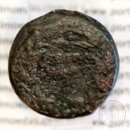 Roman coin of Augustus, AE As of Ebora, Portugal, PERM CAES AVG P M / LIBERAL IVLIAE EBOR, very rare, Burgos 902, Gomes 01.02