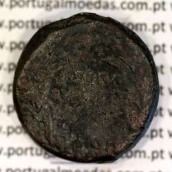 Augustus, Moeda Asse Bronze, 12 a.C., PERM CAES AVG PM / LIBERAL IVLIAE EBOR, (Legenda 3 linhas RARA), Burgos 902, Gomes 01.02