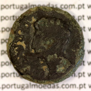 Roman coin of Augustus, AE As Ebora, Portugal, PERM CAES AVG P M / LIBERAL ITATIE IVLIAE EBOR, Burgos 901, Gomes 01.01, RIC 51