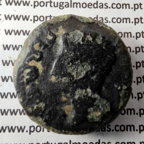 Augustus, Asse Bronze, 12 a.C., PERM CAES AVG PM / LIBERAL ITATIE IVLIAE EBOR, Legenda 4 linhas, Burgos 901, Gomes 01.01, RIC 51