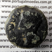 Roman coin of Augustus, AE As Ebora, Portugal, PERM CAES AVG P M / LIBERAL ITATIE IVLIAE EBOR, Burgos 901, Gomes 01.01, RIC 51