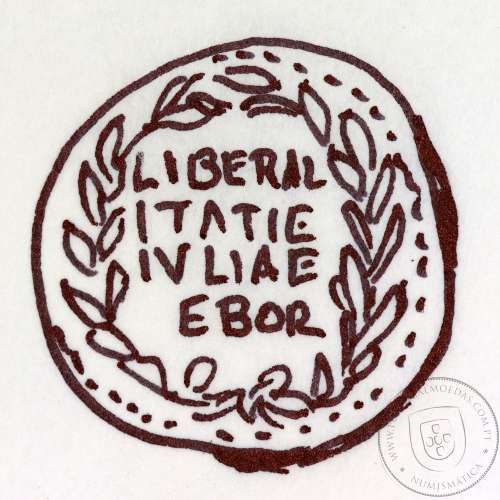 Augustus, Asse Bronze, 12 a.C., PERM CAES AVG PM / LIBERAL ITATIE IVLIAE EBOR, Legenda 4 linhas, Burgos 901, Gomes 01.01, RIC 51