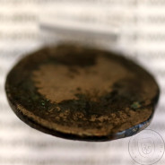 Augustus, Moeda Dupôndio Bronze, 12 a.C., PERMISSV CAESARIS AVGVSTI PM / LIBERALITATIS IVL EBOR, Gomes 02.02 extremamente Rara