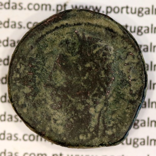 Roman Coin of Augustus, AE As of Caesaraugusta, Duovirs L. CASSIO and C. VALER. FEN, RPC 309, Burgos 318