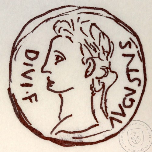 Roman Coin of Augustus, AE As of Caesaraugusta, Duovirs L. CASSIO and C. VALER. FEN, RPC 309, Burgos 318