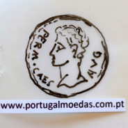 Augustus, Moeda Asse Bronze do Imperador Augusto, (20 a.C. a 18 a.C.) Colonia Patricia, (PERM. CAES AVG/ COLONIA PATRICIA)