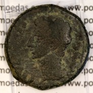 Augustus, Asse Bronze, Colonia Patricia, Imperador Augusto, (20 a.C. a 18 a.C.), Legenda: PERM. CAES AVG / COLONIA PATRICIA
