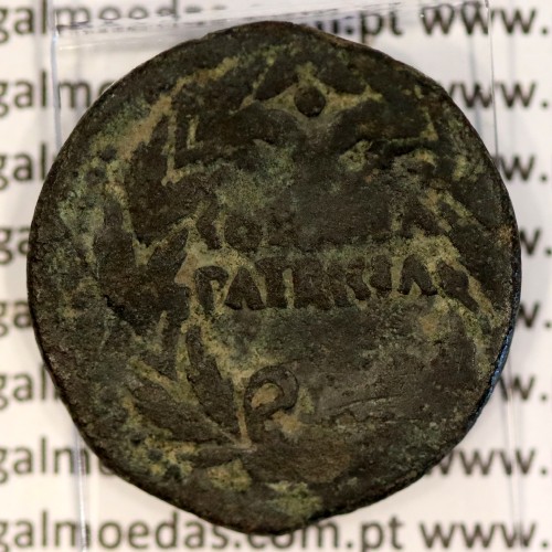 Augustus, Asse Bronze, Colonia Patricia, Imperador Augusto, (20 a.C. a 18 a.C.), Legenda: PERM. CAES AVG / COLONIA PATRICIA