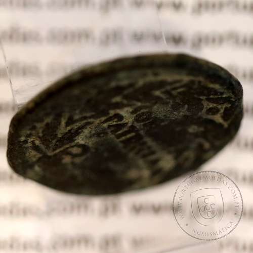 Roman coin of Augustus, AE As of Colonia Patricia, Hispania, Legend:  PERM. CAES AVG/ COLONIA PATRICIA, RPC 129, Burgos 1989