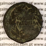 Augustus, Asse Bronze, Colonia Patricia, Imperador Augusto, (20 a.C. a 18 a.C.), Legenda: PERM. CAES AVG / COLONIA PATRICIA