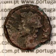 Augustus, Semisse Bronze, Colonia Patricia, (Apex e Simpulum), (20 a.C. a 18 a.C.), Legenda: PERM. CAES AVG / COLONIA PATRICIA