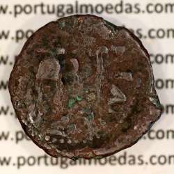Augustus, Semisse Bronze, Colonia Patricia, (Apex e Simpulum), (20 a.C. a 18 a.C.), Legenda: PERM. CAES AVG / COLONIA PATRICIA
