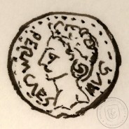 Augustus, Semisse Bronze, Colonia Patricia, (Apex e Simpulum), (20 a.C. a 18 a.C.), Legenda: PERM. CAES AVG / COLONIA PATRICIA