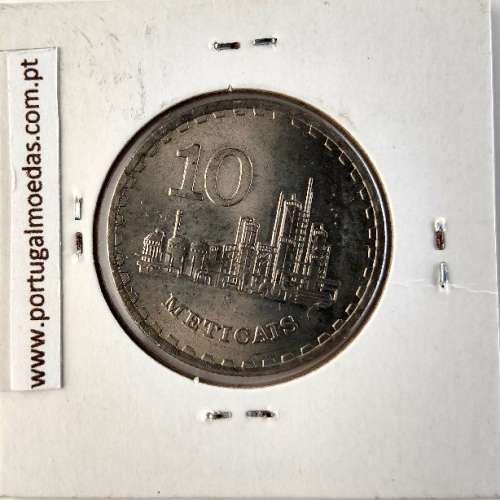 Moçambique, 10 Meticais Cupro níquel 1980, (Soberba), World Coins Mozambique KM 102