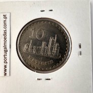 Moçambique, 10 Meticais Cupro níquel 1980, (Bela), World Coins Mozambique KM 102