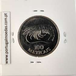 Mozambique, 100 Meticais Nickel clad steel  1994, (UNC), World Coins Mozambique KM 120