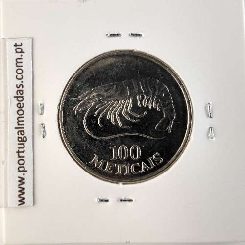 Mozambique, 100 Meticais Nickel clad steel  1994, (UNC), World Coins Mozambique KM 120